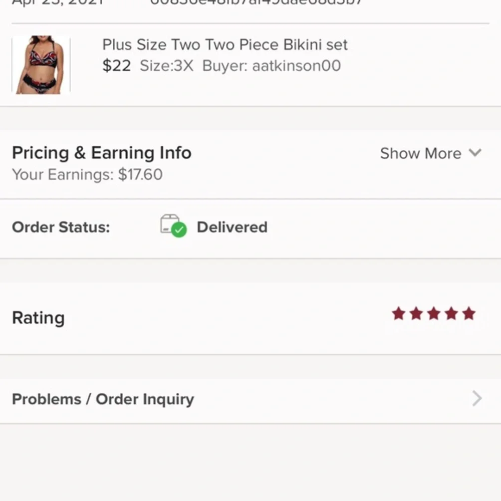 COPY - COPY - Plus Size Two Two Piece Bikini set - Picture 5 of 6